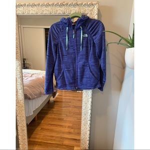Purple North Face Zip Up